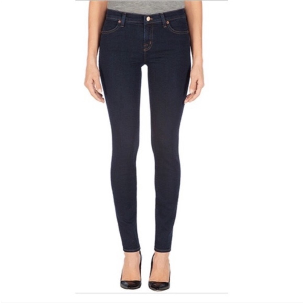 J Brand Super Skinny Metropol Dark Wash Jeans Size 28